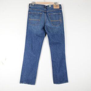 Abercrombie & Fitch Slim Straight Jeans Men's 32x30 (34x30) Button Fly Denim